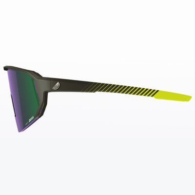 Melon Alleycat Sunglasses (trail) - Neon Fash Yellow Ltd Ed /Yellow Highlights/ Violet Chrome