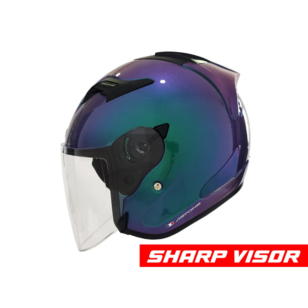 Astone DJR Helmet Gloss Iridium Purple
