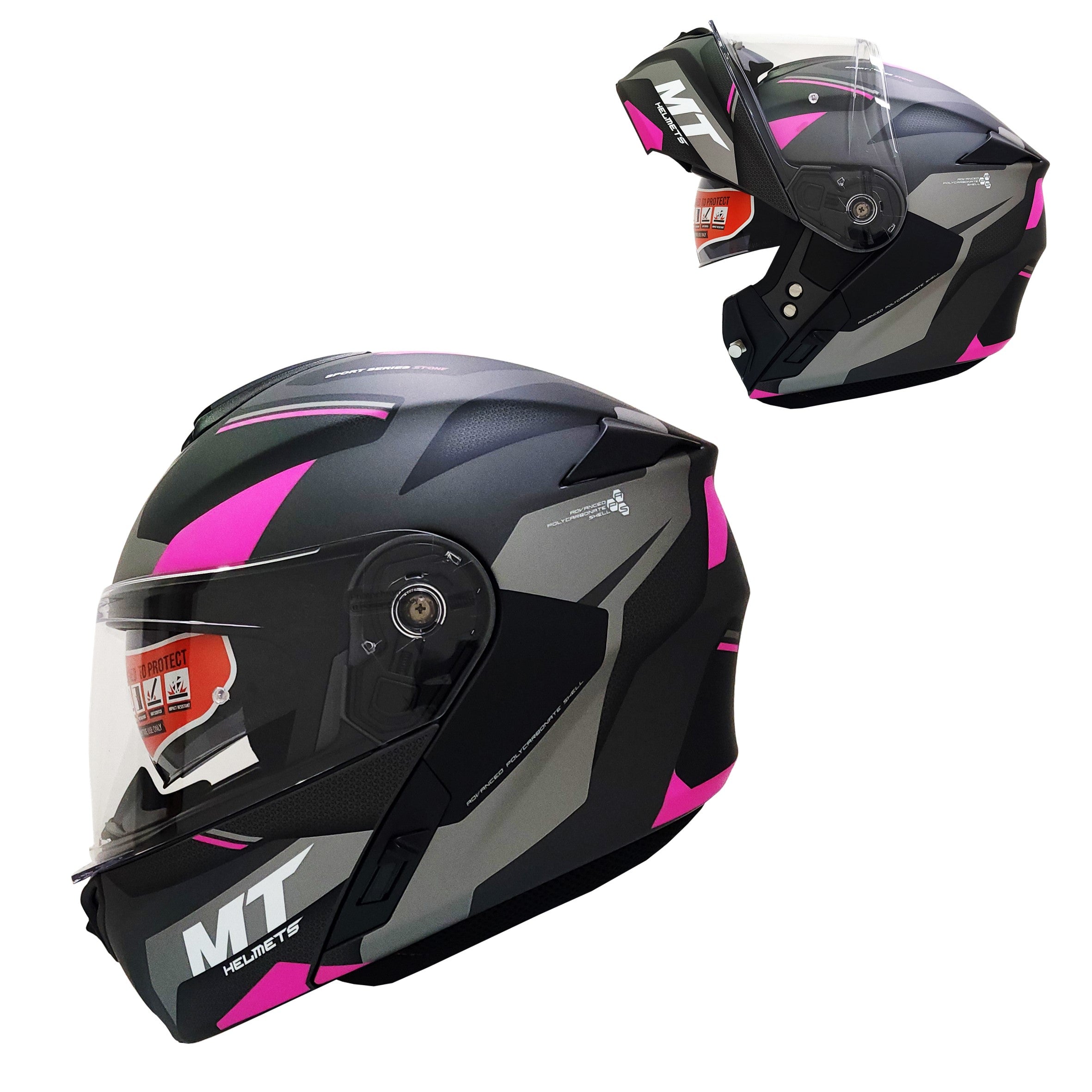 MT Helmets Storm SV ST-One C8 Matt Pink