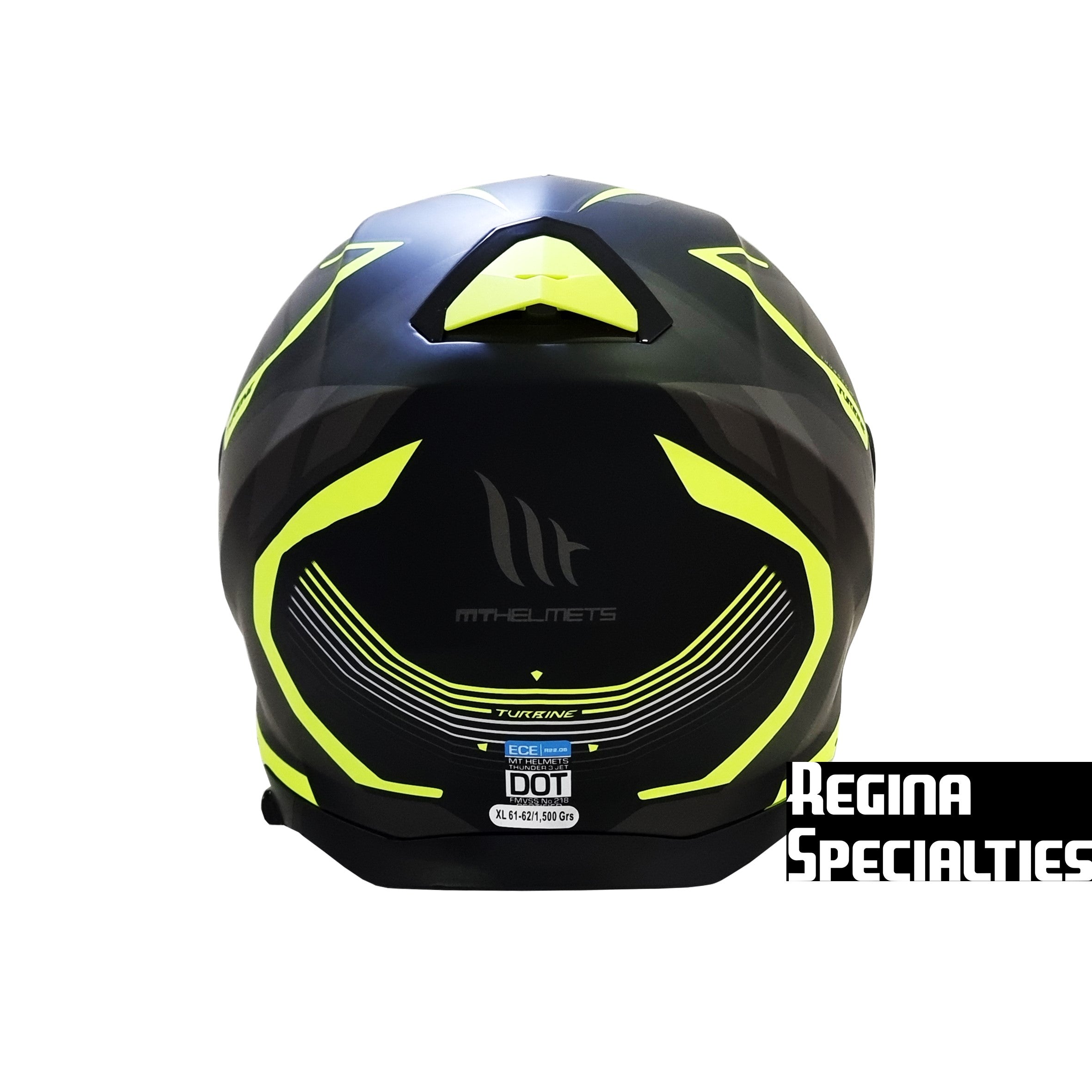 MT Helmets Thunder 3 SV Jet Turbine C3 Matt Yellow Helmet