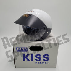 KISS Gloss White Helmet
