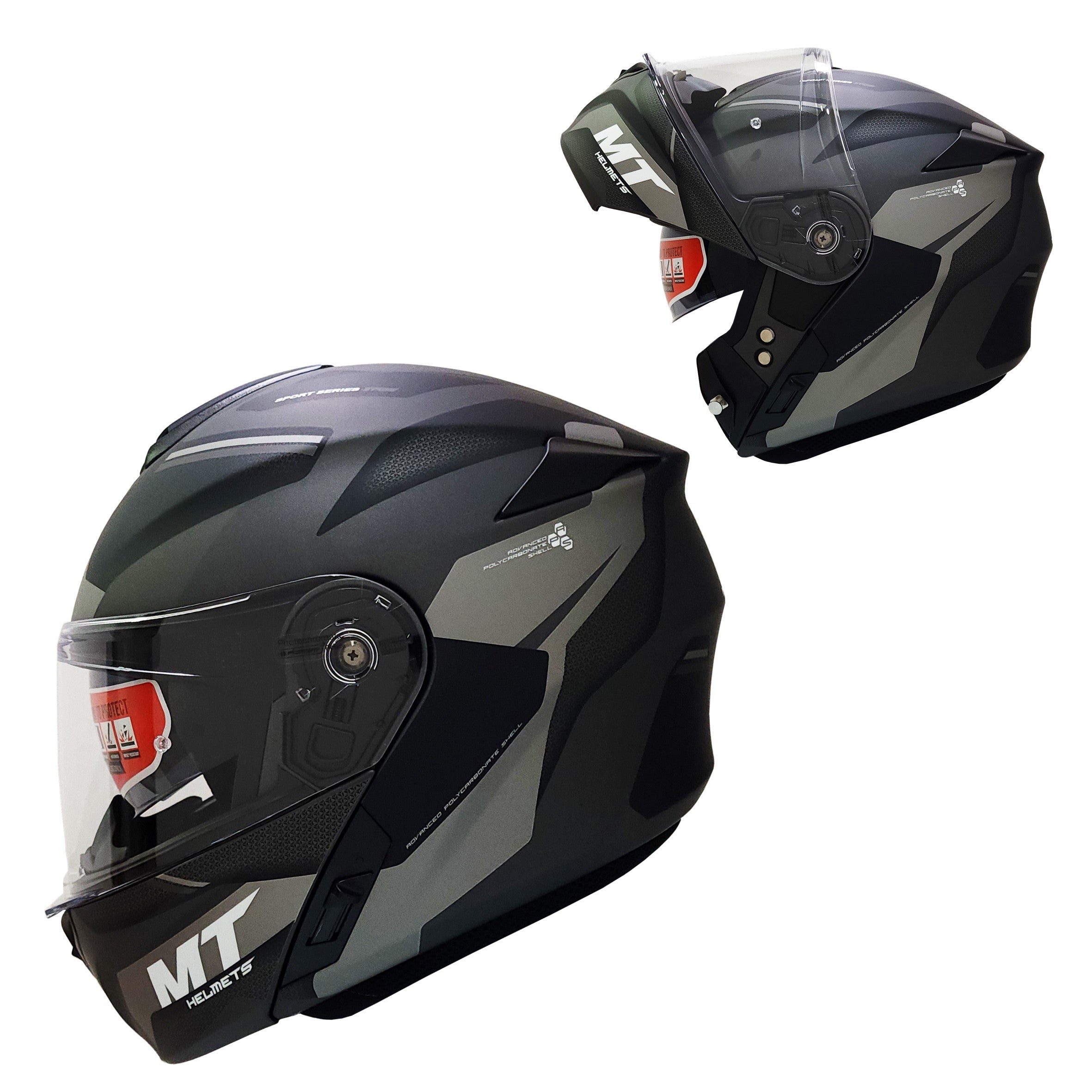 MT Helmets Storm SV ST-One C2 Matt Gray – Regina Specialties