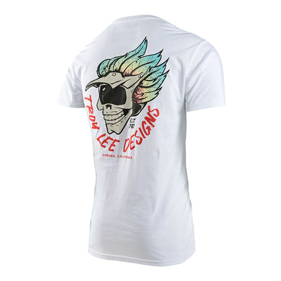 Troy Lee Designs Short Sleeve Tee Feathers White