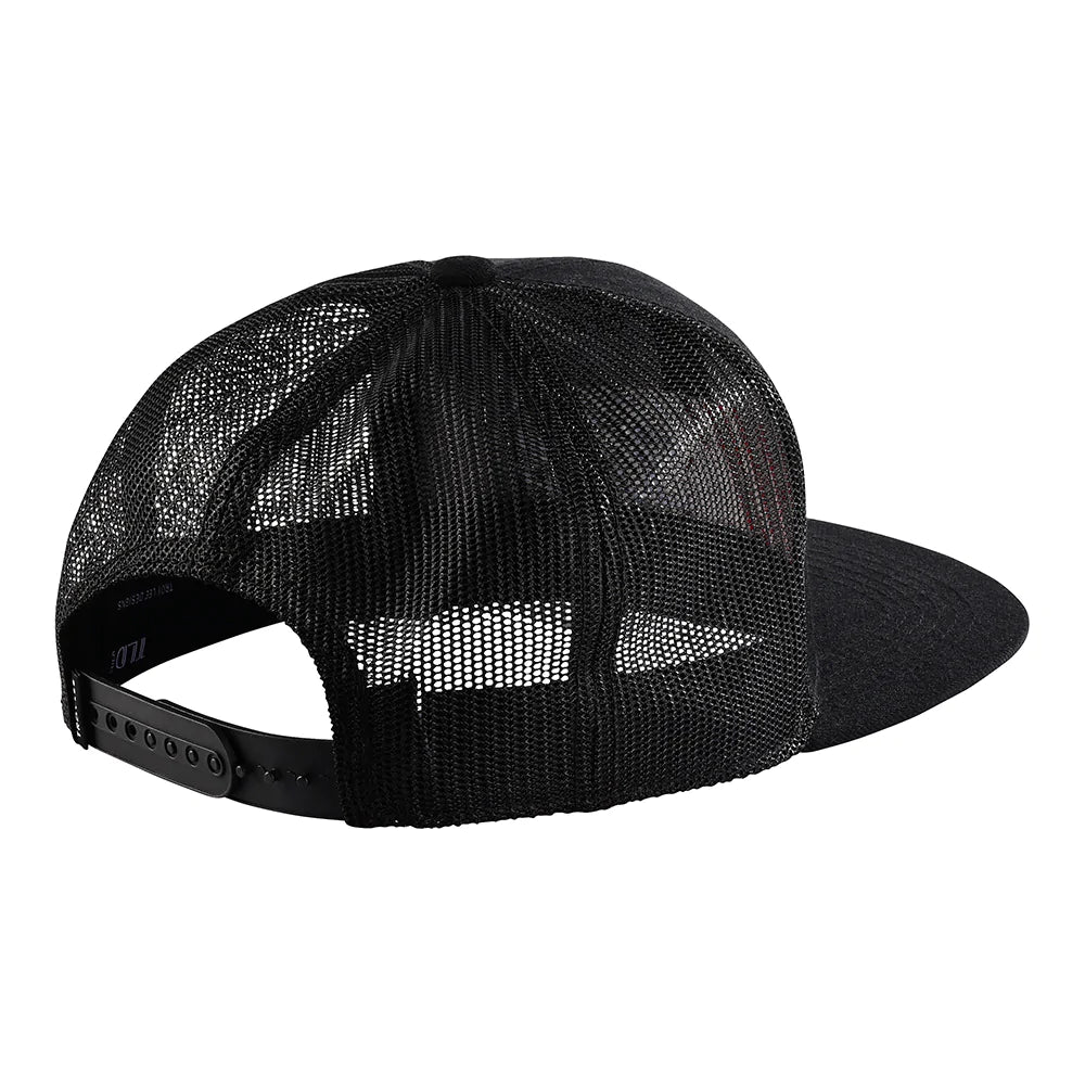Troy Lee Designs Snapback Hat Icon Black