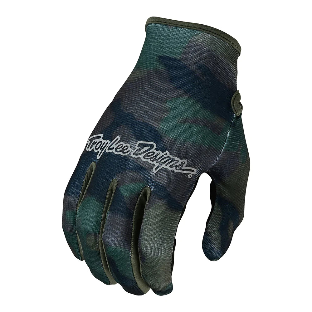 Troy Lee Designs Flowline Glove Brushed Camo Army
