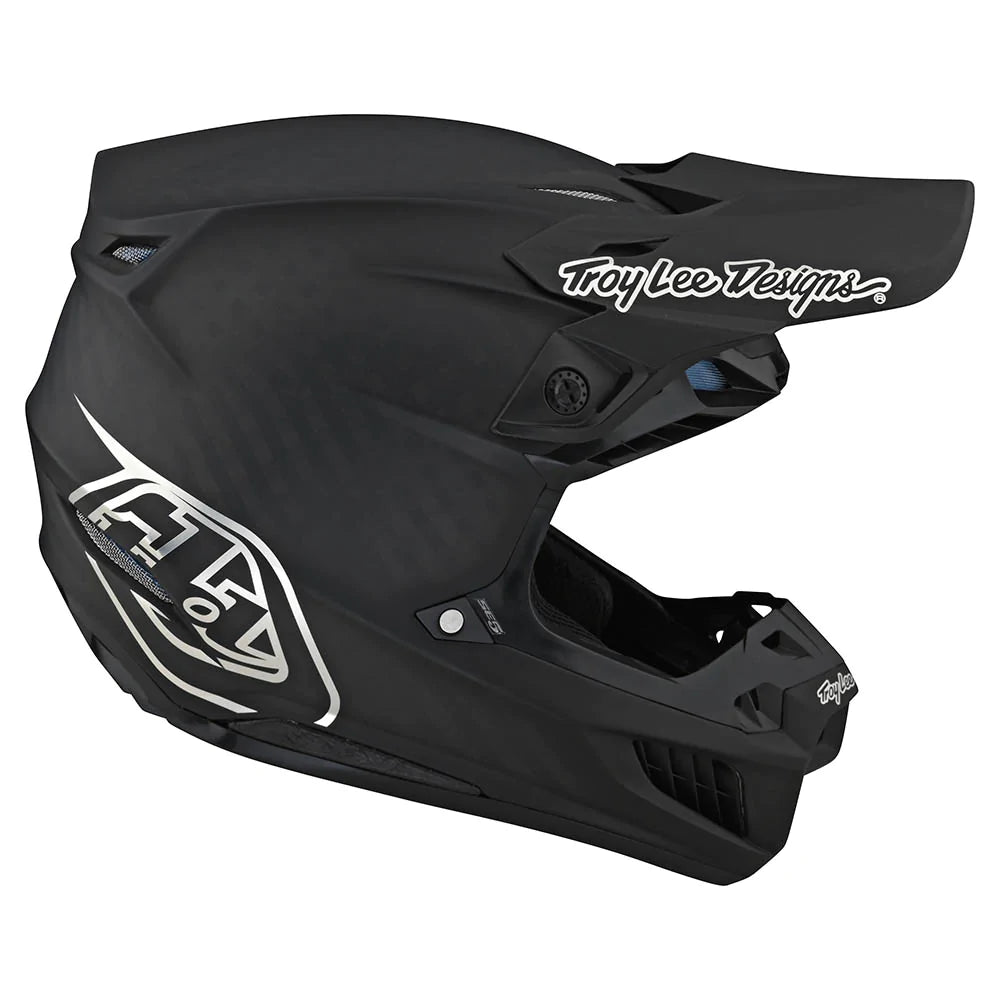 Troy Lee Designs SE5 Carbon Helmet W/Mips Stealth Black / Chrome