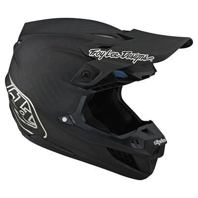 Troy Lee Designs SE5 Carbon Helmet W/Mips Stealth Black / Chrome