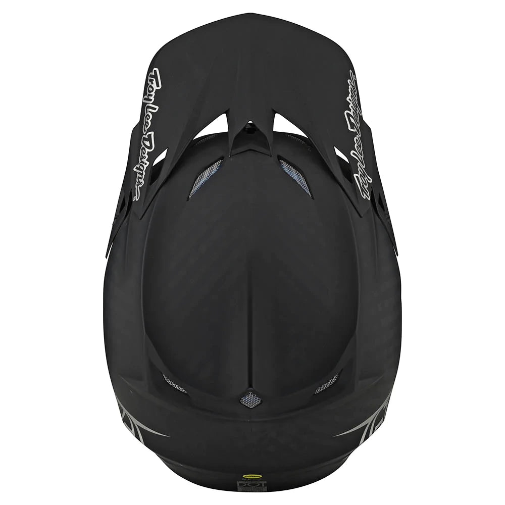 Troy Lee Designs SE5 Carbon Helmet W/Mips Stealth Black / Chrome