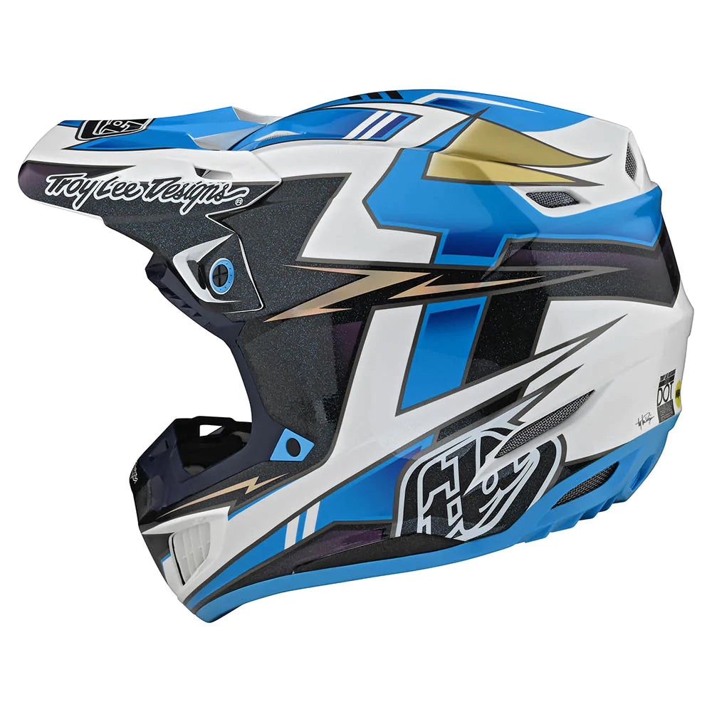 Troy Lee Designs SE5 Composite Helmet W/MIPS Graph Blue / Navy