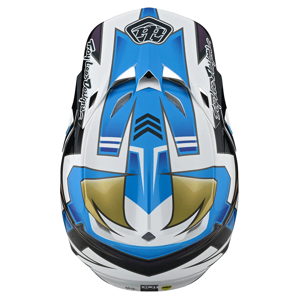 Troy Lee Designs SE5 Composite Helmet W/MIPS Graph Blue / Navy