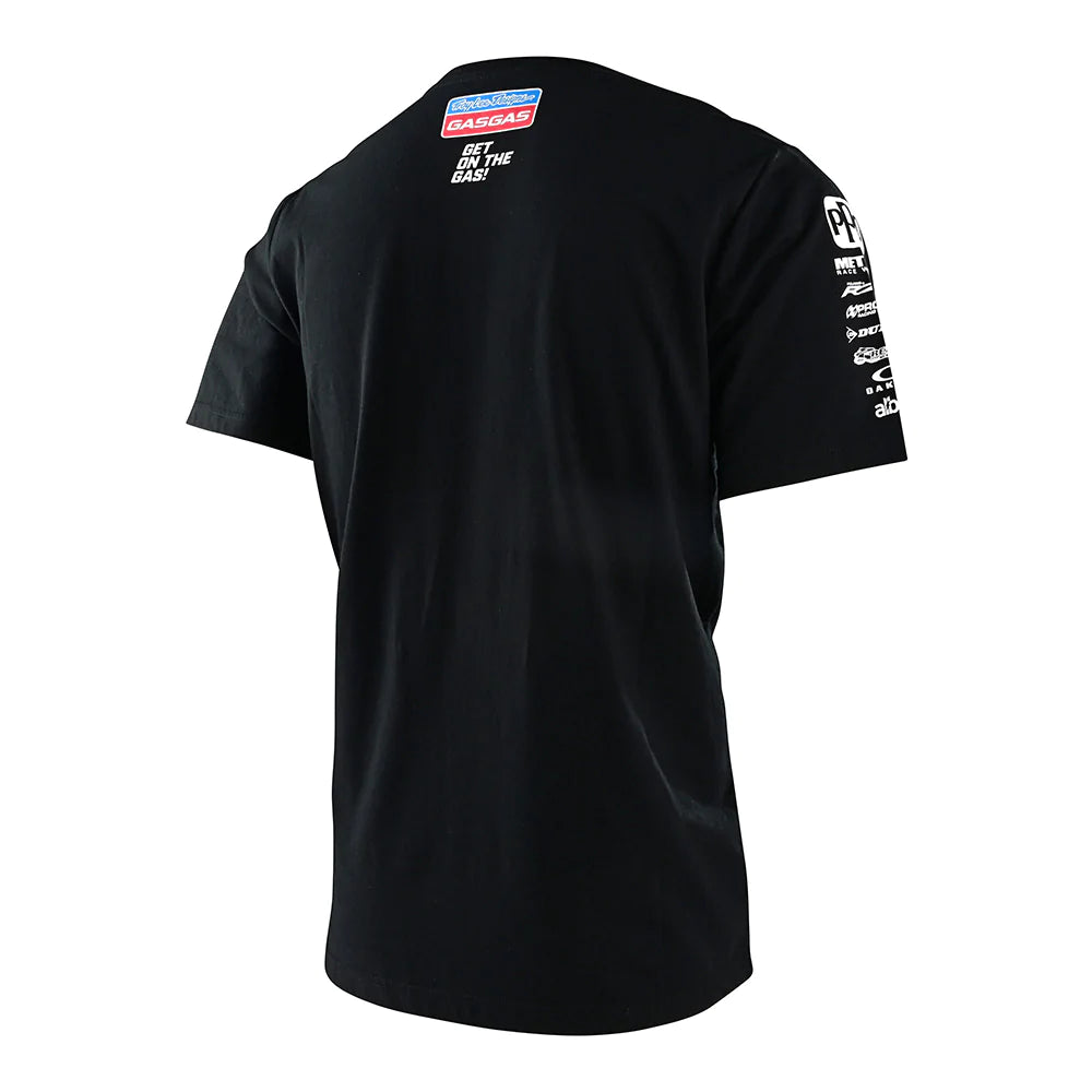 Troy Lee Designs Short Sleeve Tee TLD GasGas Team Black