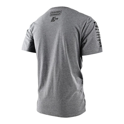 Troy Lee Designs Short Sleeve Tee TLD GasGas Team Heather Gray
