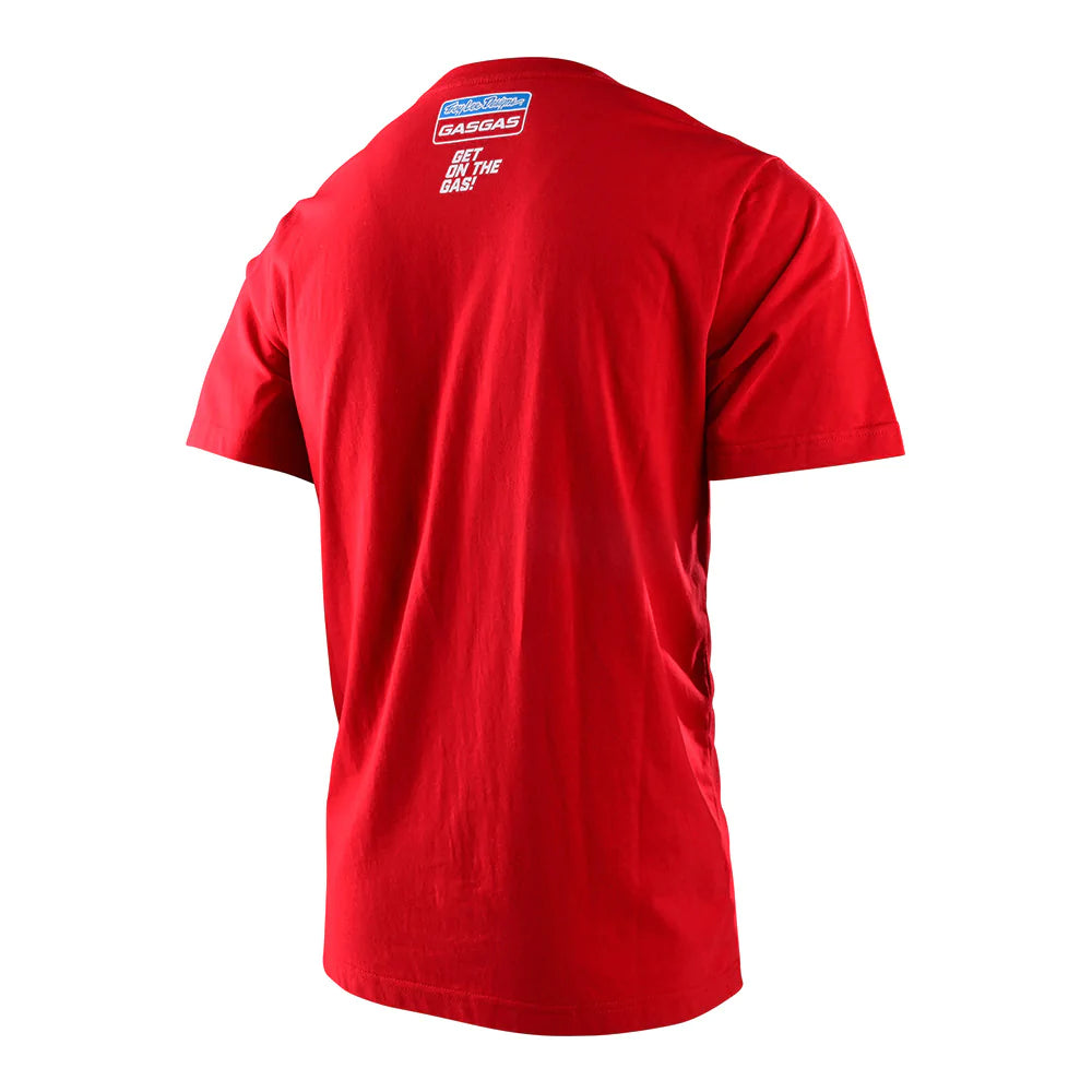 Troy Lee Designs Short Sleeve Tee TLD GasGas Team Stock Red