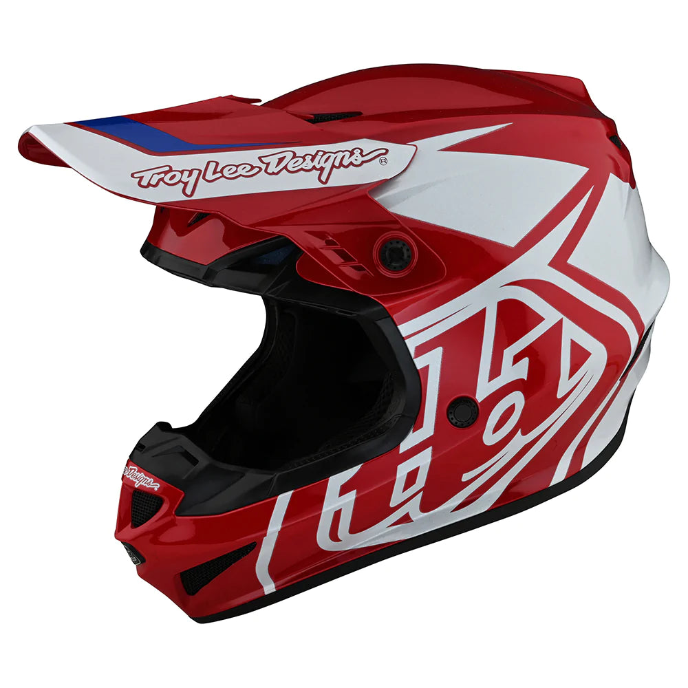 Troy Lee Designs GP Helmet Overload Red / White