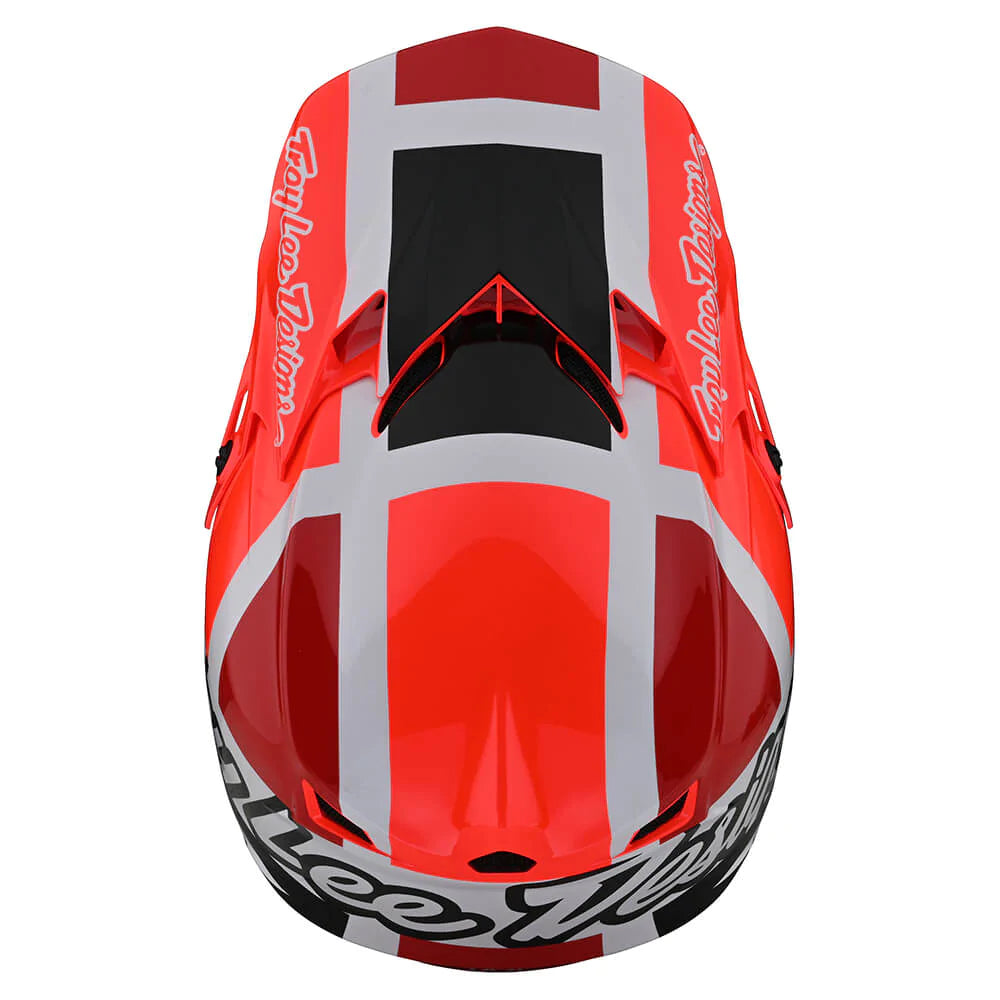 Troy Lee Designs SE4 Polyacrylite Helmet W/MIPS Quattro Red / Charcoal