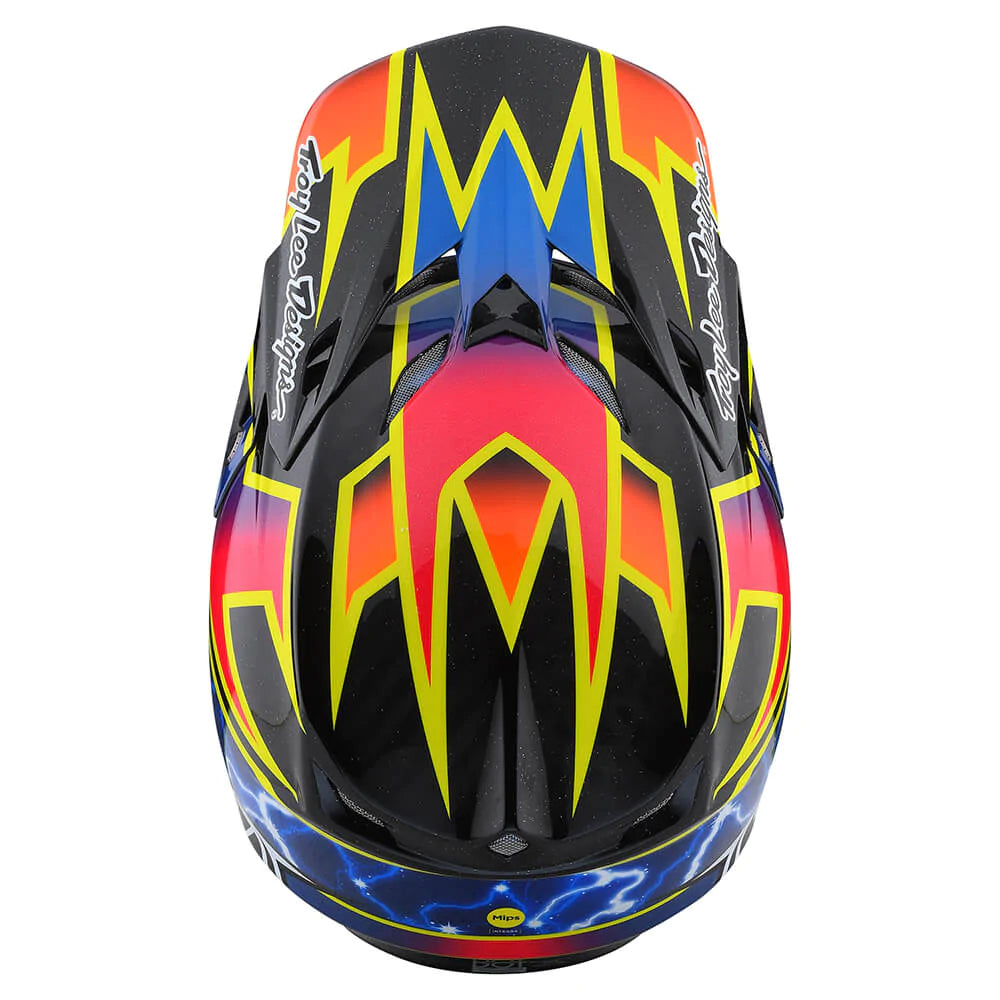 Troy Lee Designs SE5 Carbon Helmet W/MIPS Lightning Black