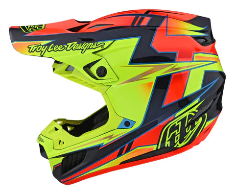 Troy Lee Designs SE5 Composite Helmet W/Mips Graph Yellow / Navy