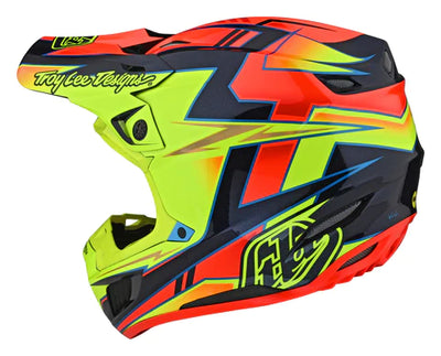 Troy Lee Designs SE5 Composite Helmet W/Mips Graph Yellow / Navy