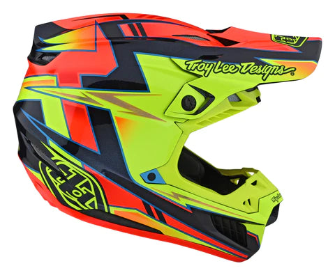 Troy Lee Designs SE5 Composite Helmet W/Mips Graph Yellow / Navy
