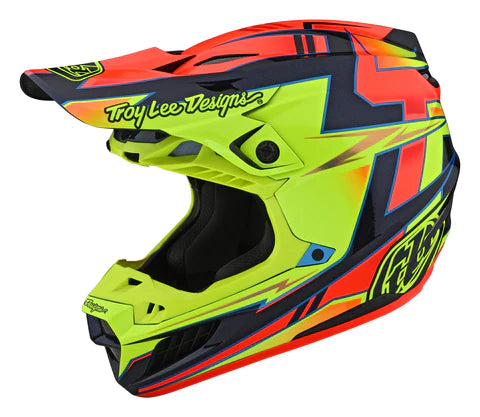 Troy Lee Designs SE5 Composite Helmet W/Mips Graph Yellow / Navy