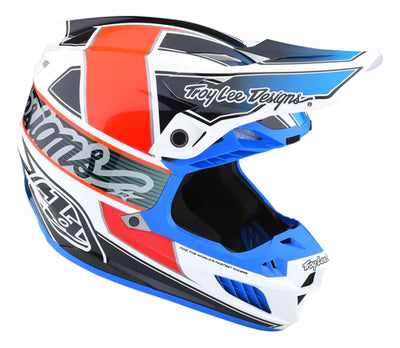 Troy Lee Designs SE5 Composite Helmet W/Mips Team Orange/ Blue