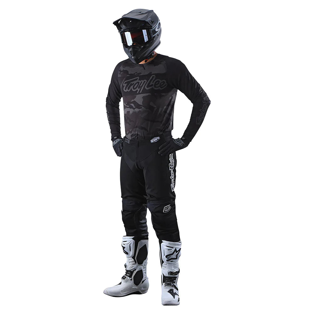 Troy Lee Designs Scout SE Pro Air JERSEY SET Vox Camo Black + GP Air Pant Mono Black