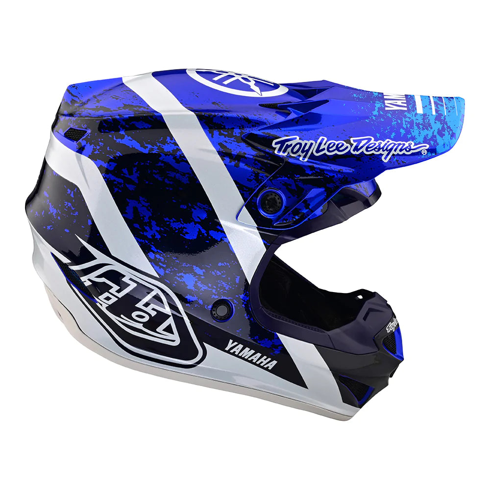 Troy Lee Designs SE4 Polyacrylite Helmet W/MIPS Yamaha Ow-22 Navy