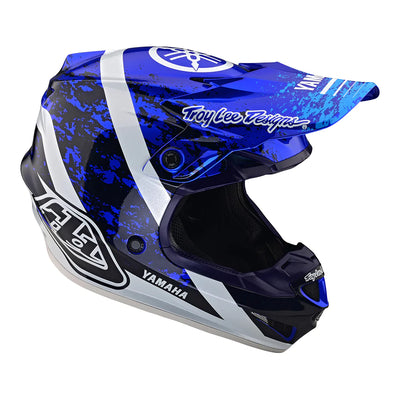 Troy Lee Designs SE4 Polyacrylite Helmet W/MIPS Yamaha Ow-22 Navy
