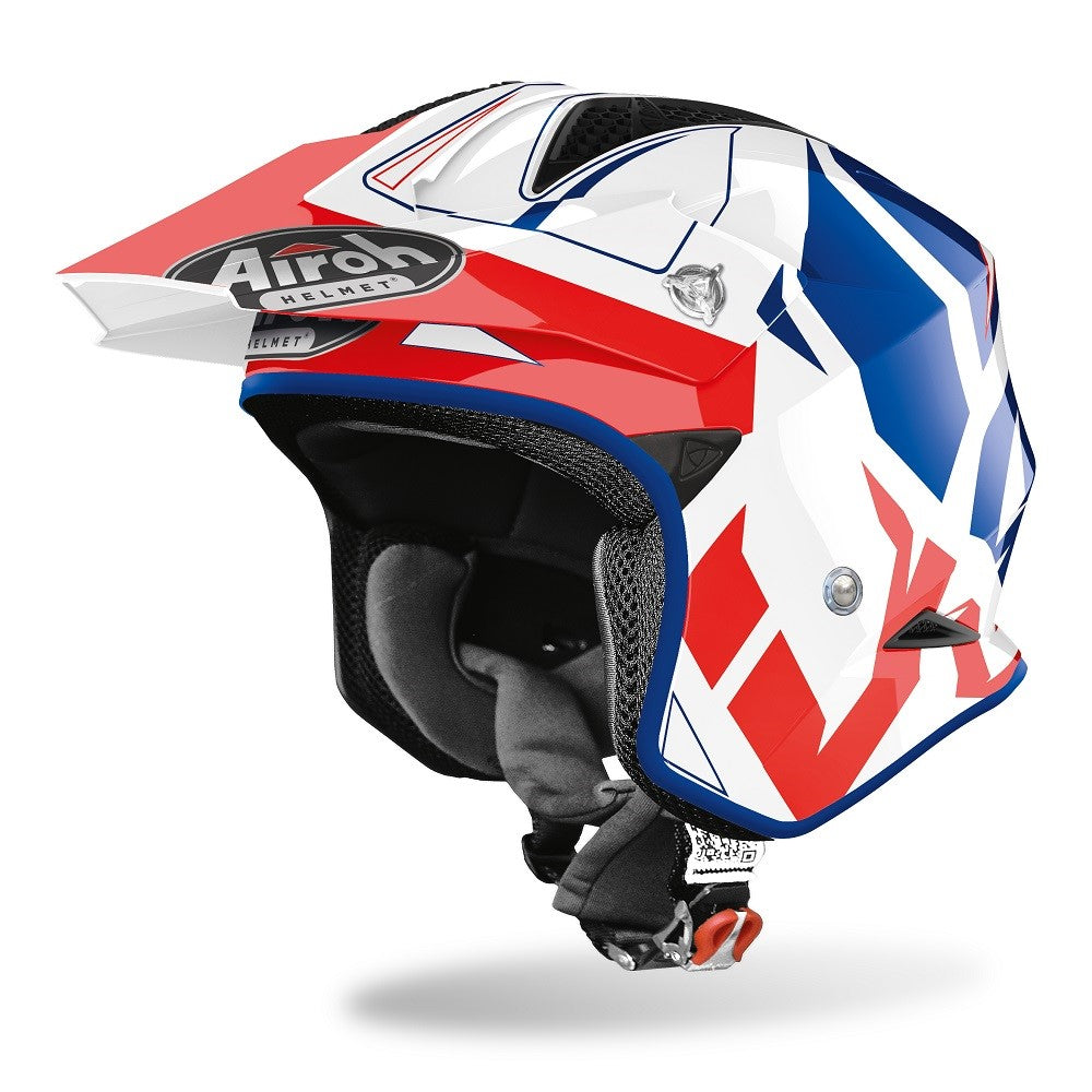 Airoh TRR S Convert Blue Gloss Helmet