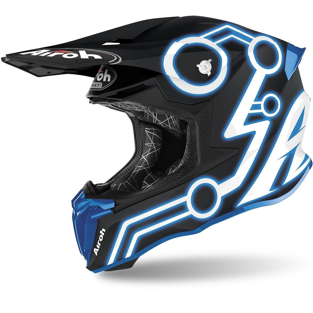 Airoh Twist 2.0 Neon Blue Matt Helmet