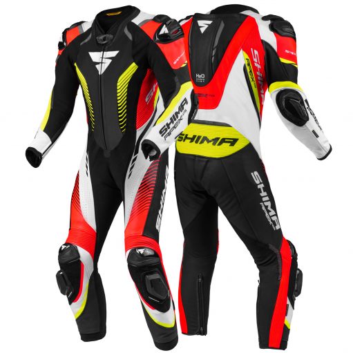 Shima APEX RS Fluo One Piece Leather Suit