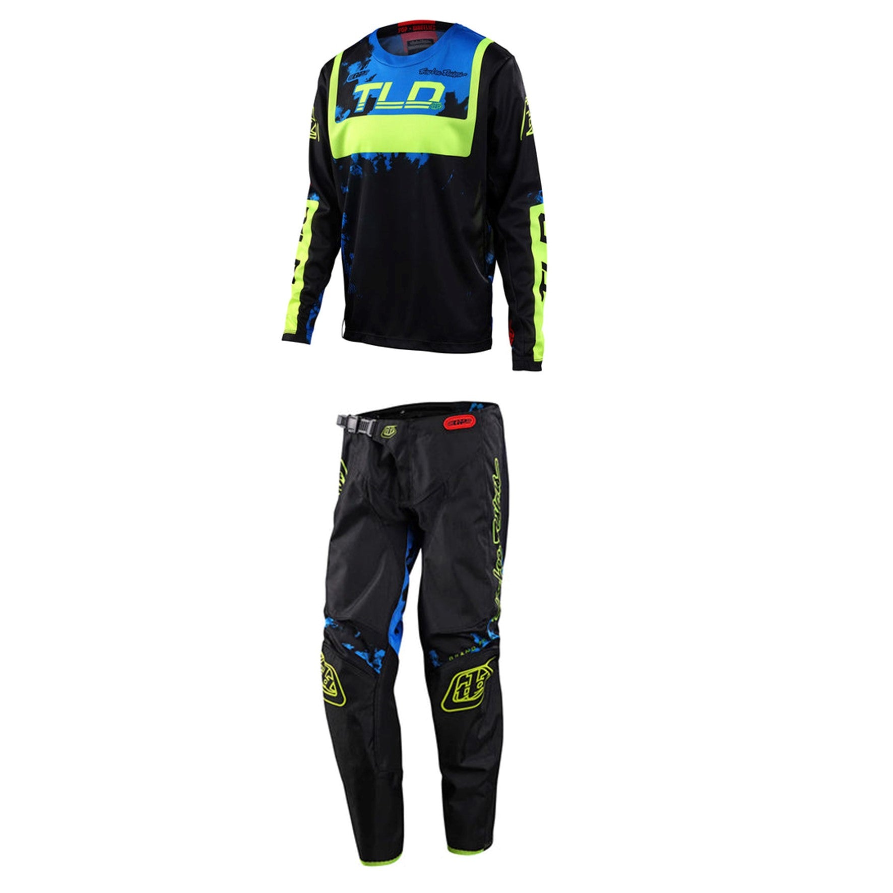 Troy Lee Designs GP JERSEY SET Astro Black / Yellow