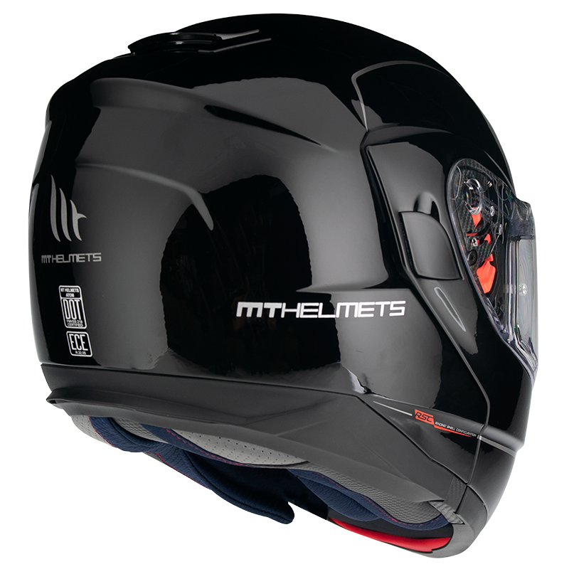 MT Helmets Atom SV Solid Gloss Black Helmet