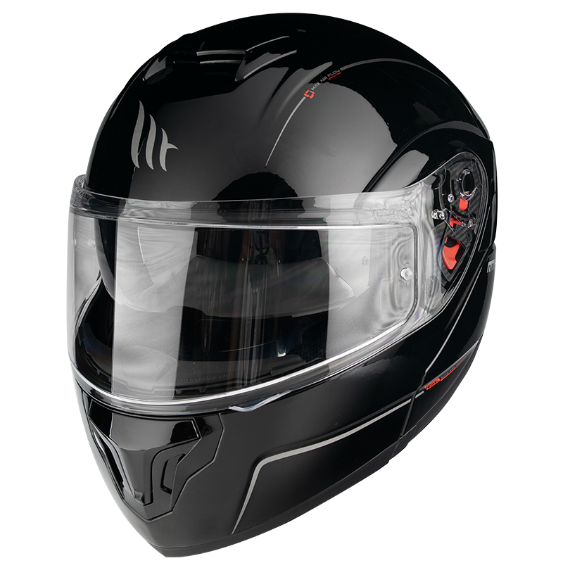 MT Helmets Atom SV Solid Gloss Black Helmet