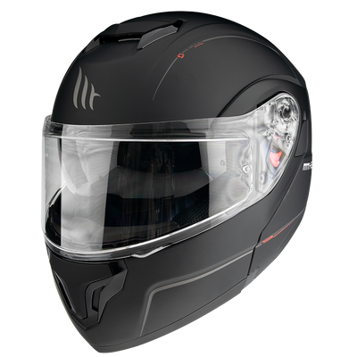 MT Helmets Atom SV Solid Matt Black Helmet