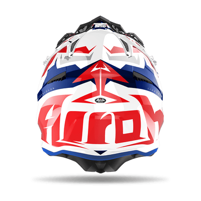 Airoh Aviator Ace Swoop Red/ Blue Gloss Helmet