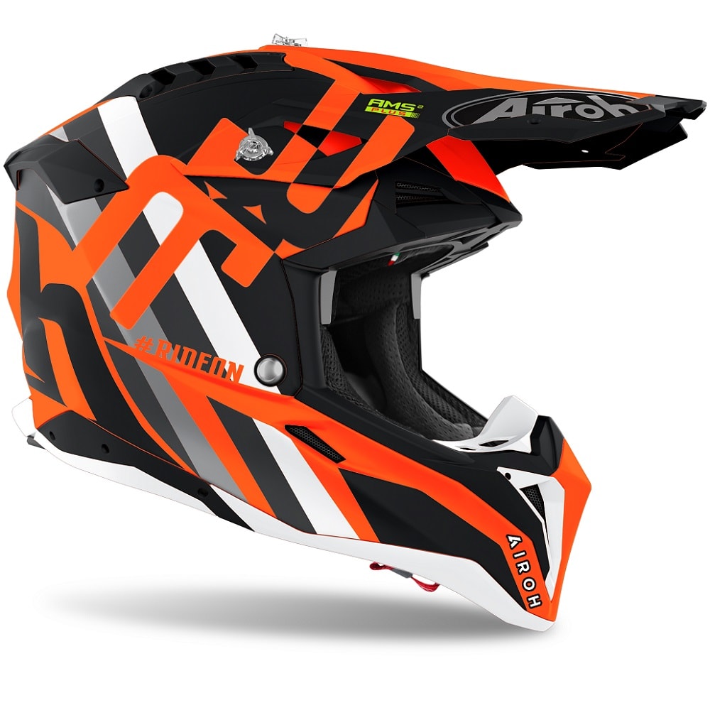 Airoh Aviator 3 Rainbow Orange Matt Helmet