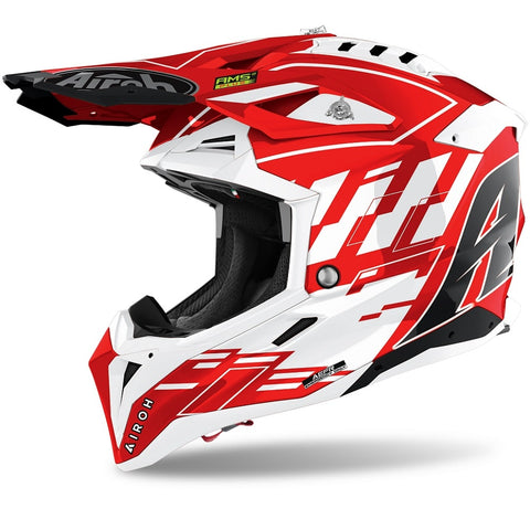 Airoh Aviator 3 Rampage Red Gloss Helmet – Regina Specialties
