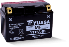 Yuasa YT12A-BS Battery (Taiwan, w/ Acid Pack)