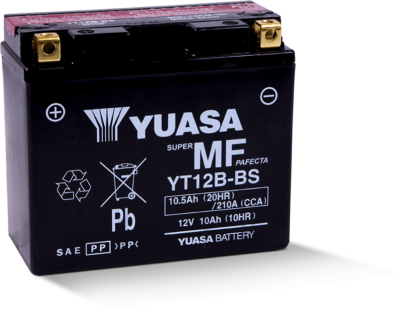 Yuasa YT12B-BS Battery (Taiwan, w/ Acid Pack)