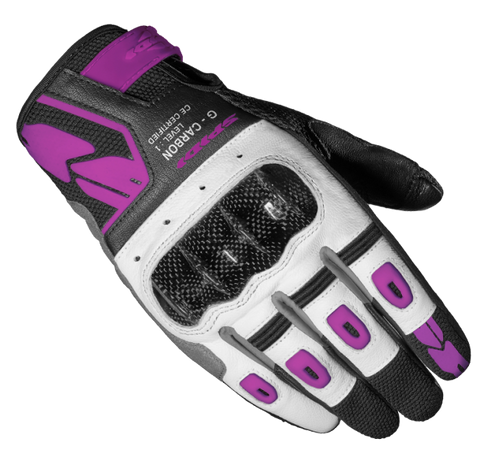 Spidi G-Carbon Black Fuchsia Lady Glove