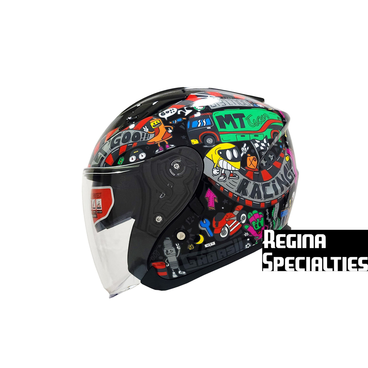 [Limited Edition] MT Helmets Avenue SV GO B1 Gloss Black Helmet