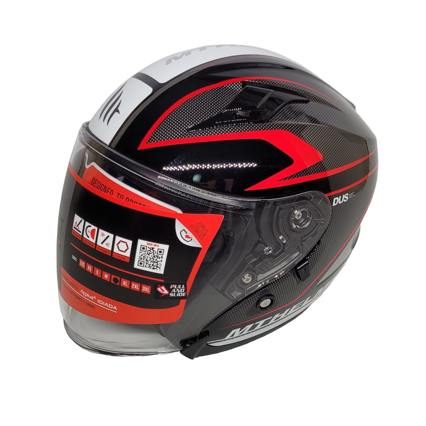 MT Helmets Avenue SV Civvy D5 Gloss Red Helmet