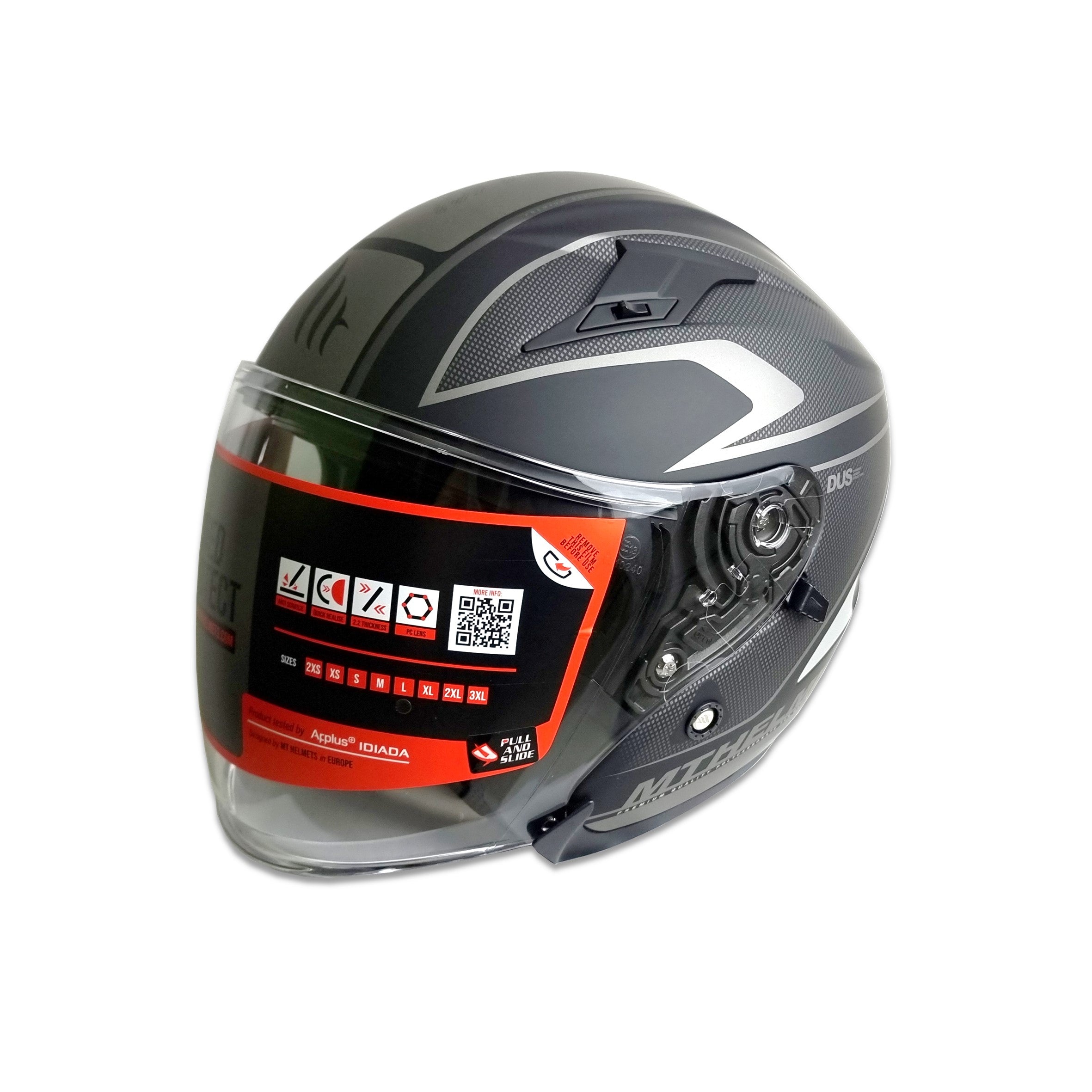 MT Helmets Avenue SV Civvy A1 Matt Black Helmet