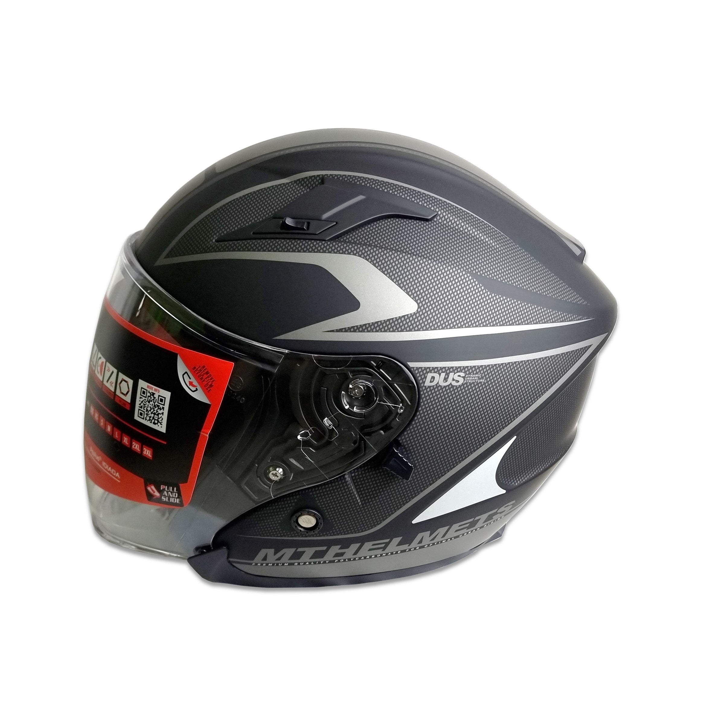 MT Helmets Avenue SV Civvy A1 Matt Black Helmet