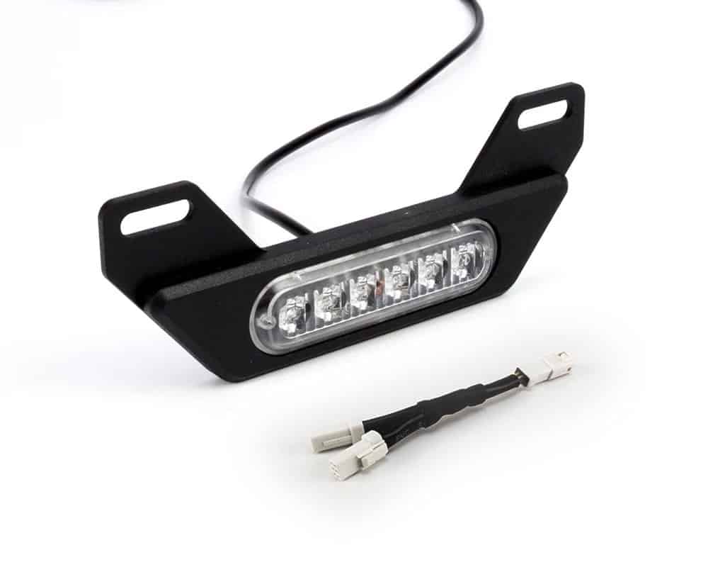 Denali B6 License Plate LED Auxiliary Brake Light for Select KTM Adventure Motorcycles 【DNL.B6.10400】