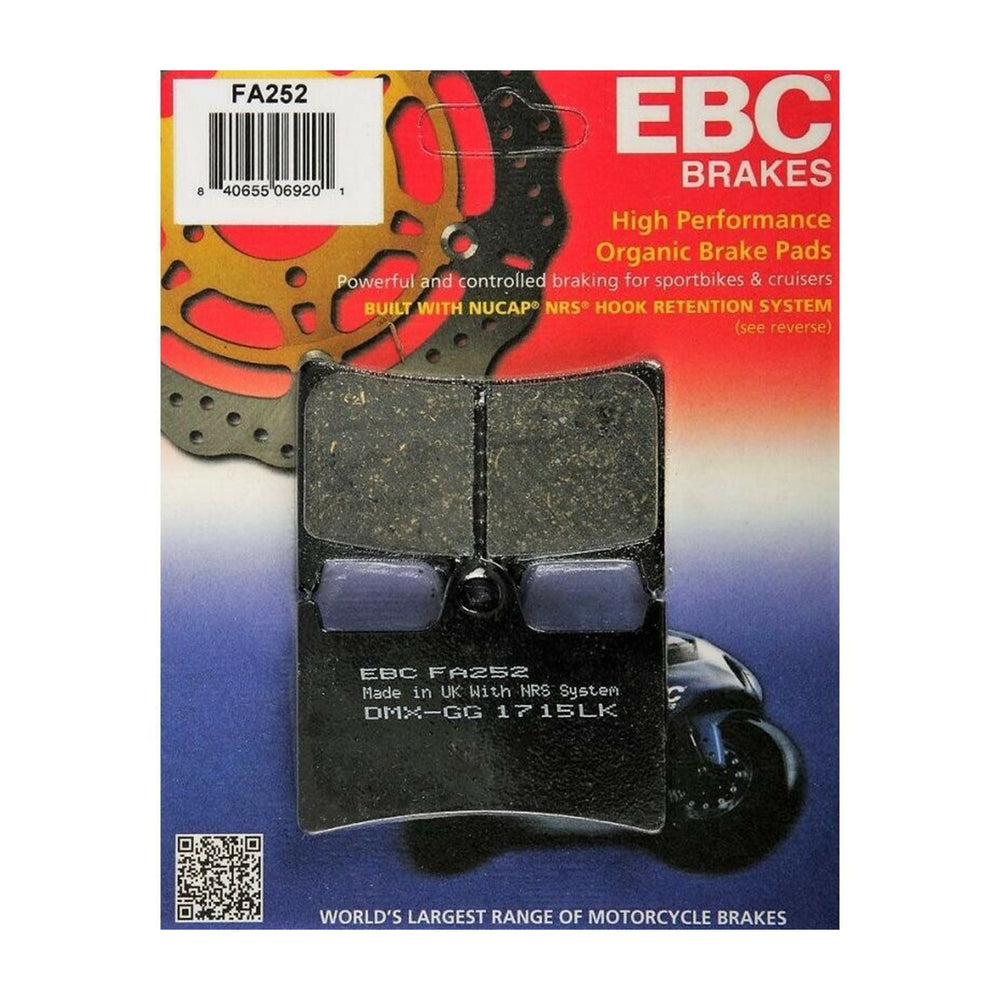 EBC Brakes FA252 Organic Brake Pad Set