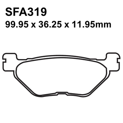 EBC Brakes SFA319 Scooter Organic Brake Pad Set