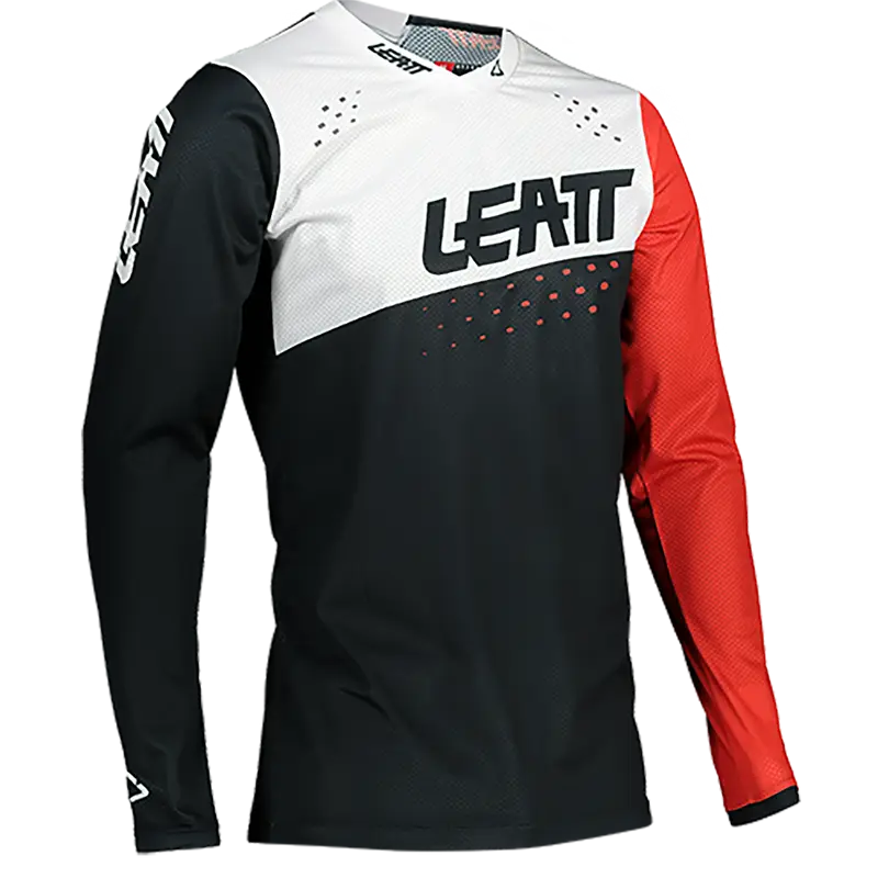 Leatt Jersey Moto 4.5 Lite Black/White