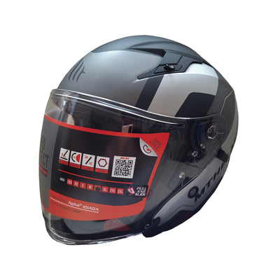 MT Helmets Avenue SV Rezland Matt Gray Helmet